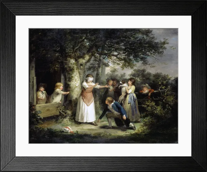 Framed Print : Blind Man's Buff, c1788. Creator: George Morland. Blind Man's Buff, c1788. Creator: George Morland Framed Print : Blind Man's Buff, c1788. Creator: George Morland. Blind Man's Buff, c1788. Creator: George Morland