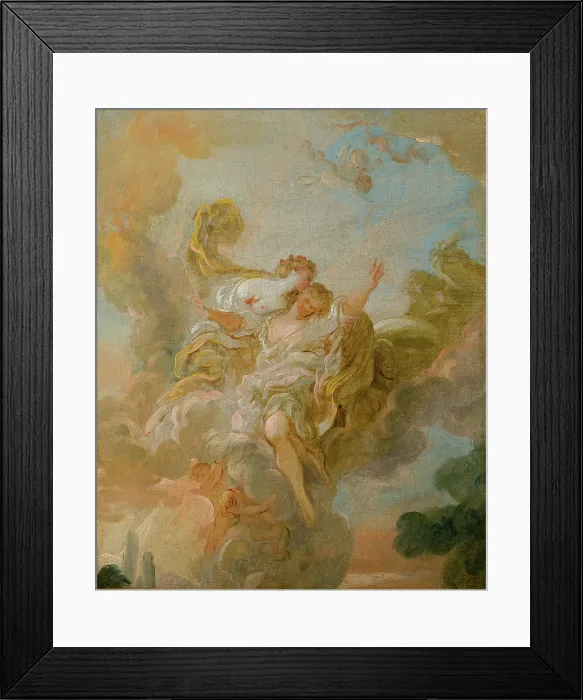 Framed Print : Allegorical Figures, c1770. Creator: Jean Simon Berthelemy Framed Print : Allegorical Figures, c1770. Creator: Jean Simon Berthelemy