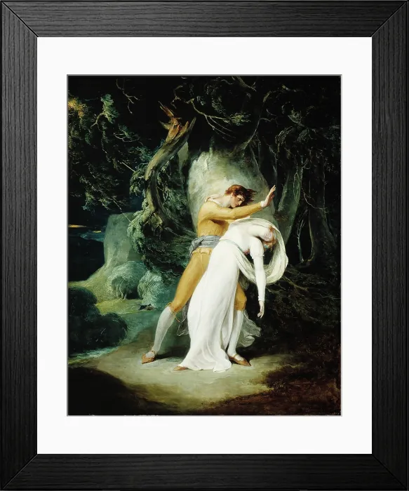 Framed Print : Celadon and Amelia, 1793. Creator: William Hamilton Framed Print : Celadon and Amelia, 1793. Creator: William Hamilton