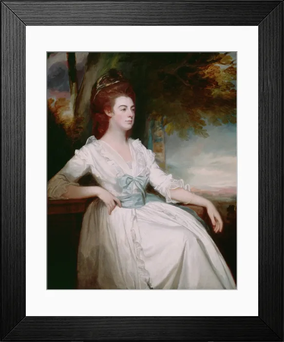 Framed Print : Miss Clavering, between 1780 and 1782. Creator: George Romney Framed Print : Miss Clavering, between 1780 and 1782. Creator: George Romney