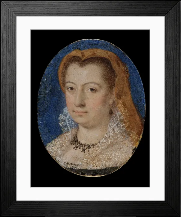 Framed Print : Portrait of a Woman, c1569. Creator: After Scipione Pulzone (1544 - 1598) Framed Print : Portrait of a Woman, c1569. Creator: After Scipione Pulzone (1544 - 1598)