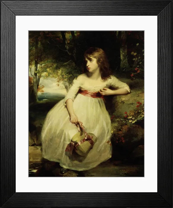 Framed Print : The Little Gardener, between 1758 and 1800. Creator: John Hoppner Framed Print : The Little Gardener, between 1758 and 1800. Creator: John Hoppner