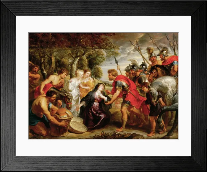 Framed Print : The Meeting of David and Abigail, between 1625 and 1628. Creator: Peter Paul Rubens Framed Print : The Meeting of David and Abigail, between 1625 and 1628. Creator: Peter Paul Rubens