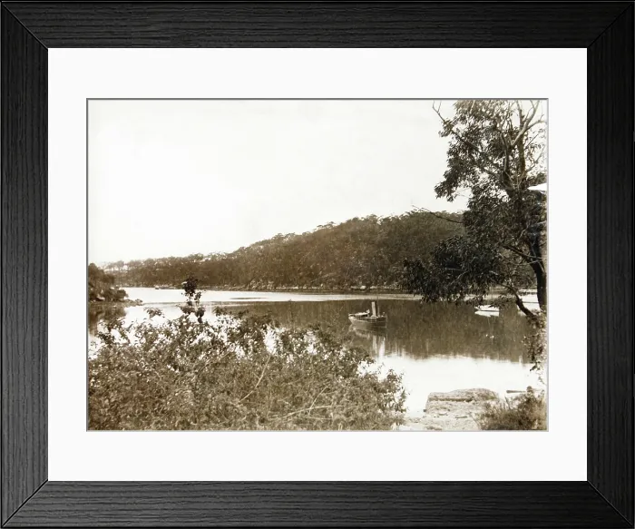 Framed Print : Mosman Bay, c1880, looking west. Creator: Unknown Framed Print : Mosman Bay, c1880, looking west. Creator: Unknown