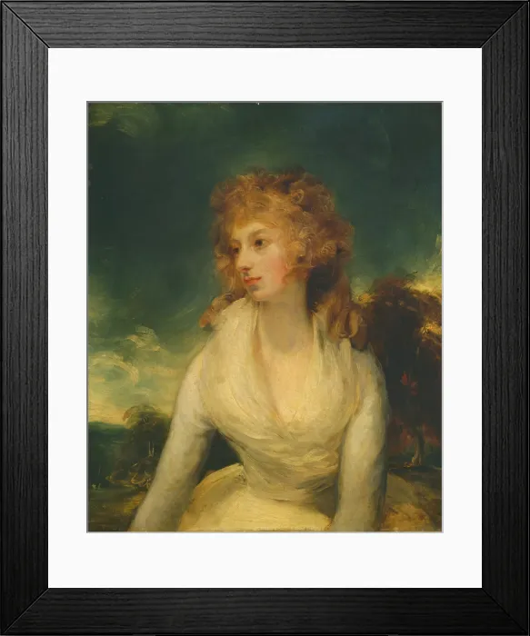 Framed Print : Emelia Crockatt, Mrs. Ayscoghe Boucherett, c1795. Creator: Thomas Lawrence