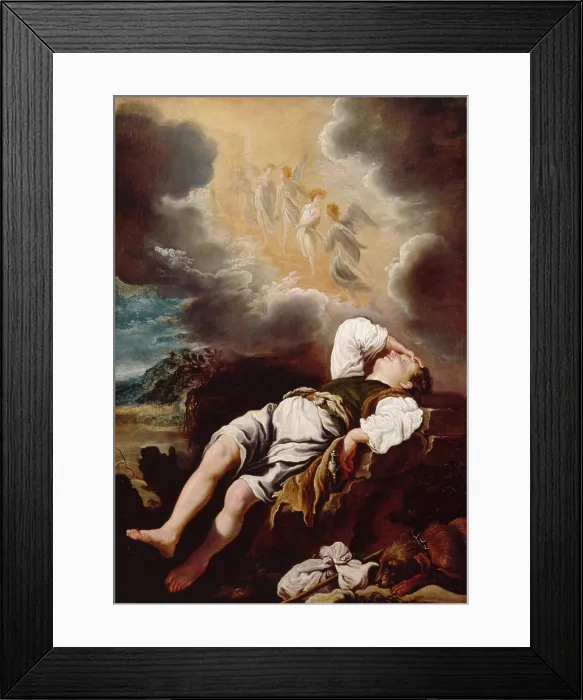 Framed Print : Jacob's Dream, possibly 1613 or 1614. Creator: Domenico Fetti. Jacob's Dream, possibly 1613 or 1614. Creator: Domenico Fetti Framed Print : Jacob's Dream, possibly 1613 or 1614. Creator: Domenico Fetti. Jacob's Dream, possibly 1613 or 1614. Creator: Domenico Fetti