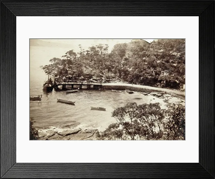 Framed Print : Cobblers Beach, Mosman, c1910s. Creator: Unknown Framed Print : Cobblers Beach, Mosman, c1910s. Creator: Unknown