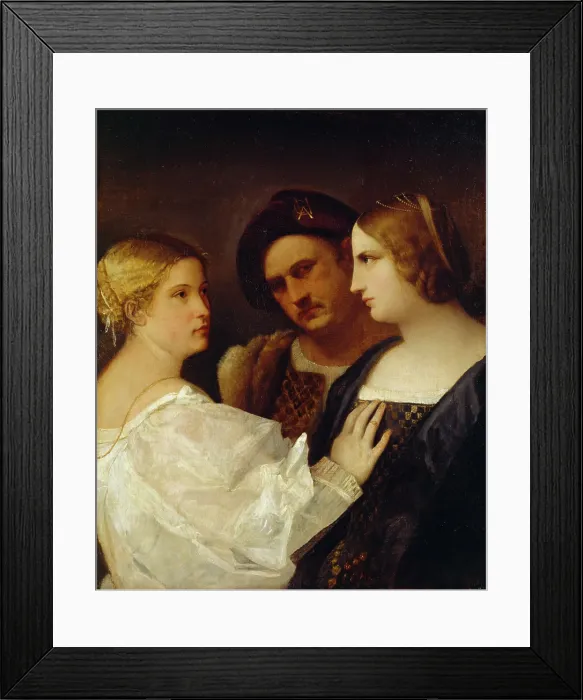 Framed Print : The Appeal, between early to mid-16th century. Creator: Titian Framed Print : The Appeal, between early to mid-16th century. Creator: Titian