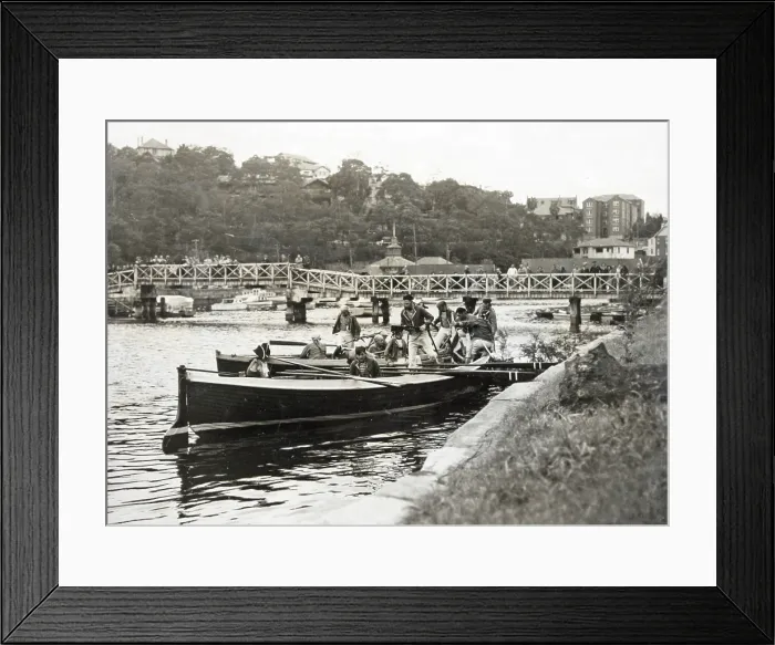 Framed Print : Boy Scout pageant, Mosman Bay, n.d. Creator: Unknown Framed Print : Boy Scout pageant, Mosman Bay, n.d. Creator: Unknown