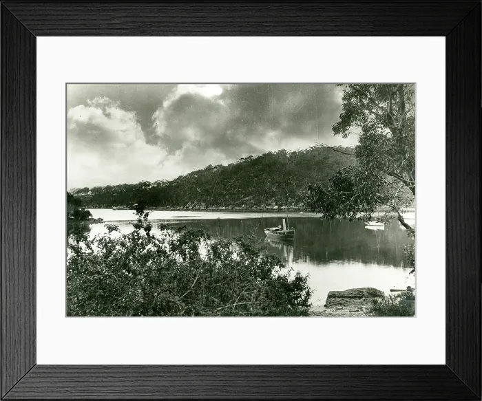 Framed Print : Mosman Bay, 1898. Creator: Unknown Framed Print : Mosman Bay, 1898. Creator: Unknown