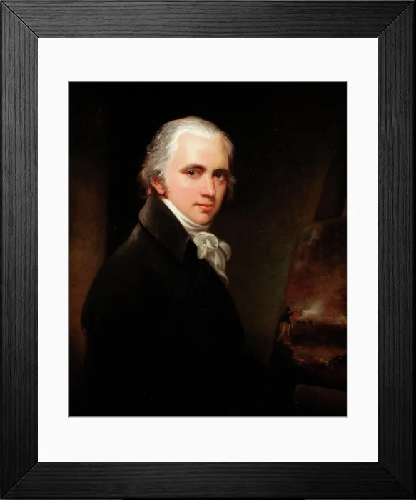 Framed Print : Self Portrait, c1800. Creator: Sir William Beechey Framed Print : Self Portrait, c1800. Creator: Sir William Beechey