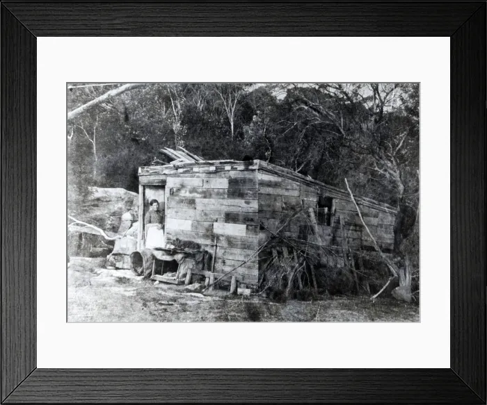 Framed Print : Old shack at Balmoral, Mosman, c1910s. Creator: Unknown Framed Print : Old shack at Balmoral, Mosman, c1910s. Creator: Unknown