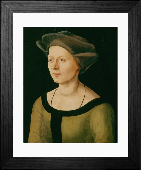 Framed Print : Portrait of a Woman, c1515. Creator: Jorg Breu the Elder Framed Print : Portrait of a Woman, c1515. Creator: Jorg Breu the Elder