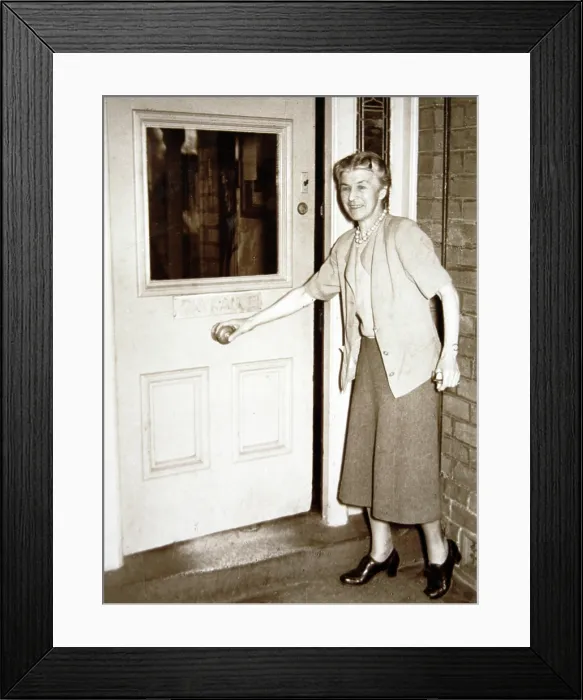 Framed Print : Bess Thomas, Chief Librarian Mosman Library, 1945 -1962. Creator: Unknown Framed Print : Bess Thomas, Chief Librarian Mosman Library, 1945 -1962. Creator: Unknown