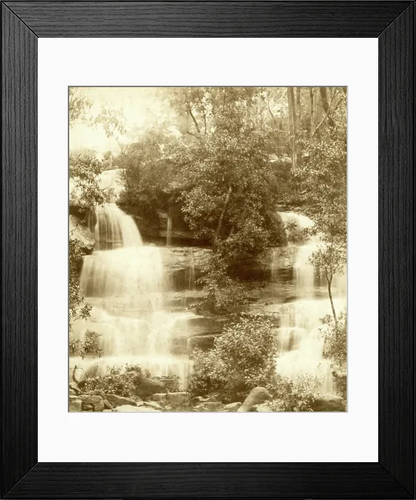 Framed Print : Mosman Bay: upper falls. Creator: Unknown Framed Print : Mosman Bay: upper falls. Creator: Unknown