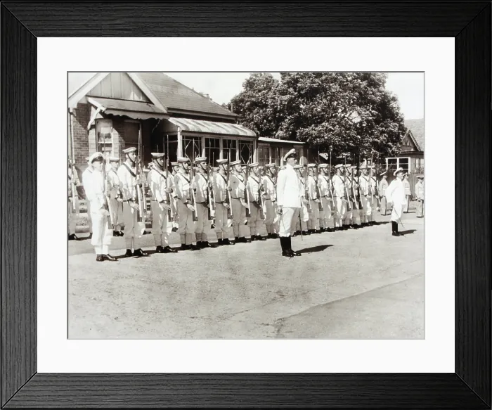 Framed Print : Opening ceremony, Garden of Remembrance, Mosman Park, 1952. Creator: Unknown Framed Print : Opening ceremony, Garden of Remembrance, Mosman Park, 1952. Creator: Unknown