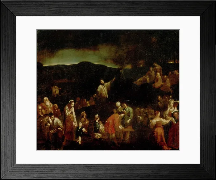 Framed Print : The Mission, c1710. Creator: Giuseppe Maria Crespi Framed Print : The Mission, c1710. Creator: Giuseppe Maria Crespi