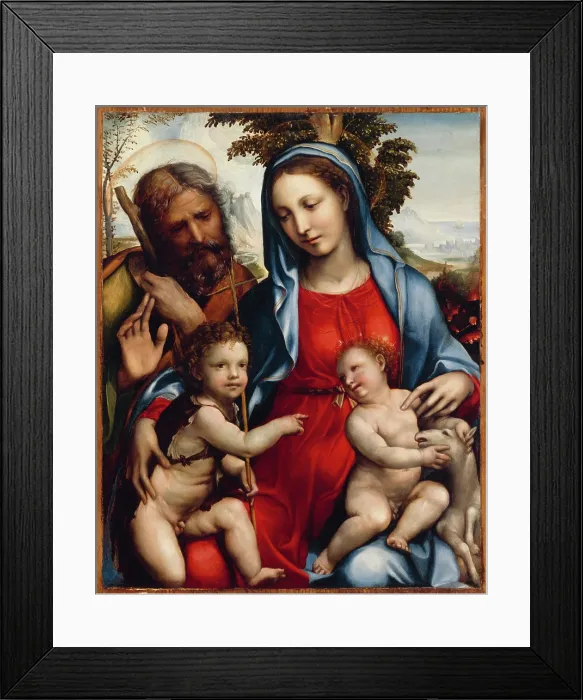 Framed Print : The Holy Family and St. John, between 1477 and 1549. Creator: Sodoma Framed Print : The Holy Family and St. John, between 1477 and 1549. Creator: Sodoma
