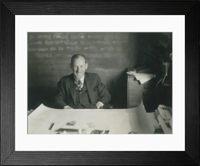 Framed Print : A.J. Dee, Mosman Council engineer, 1935. Creator: Unknown Framed Print : A.J. Dee, Mosman Council engineer, 1935. Creator: Unknown