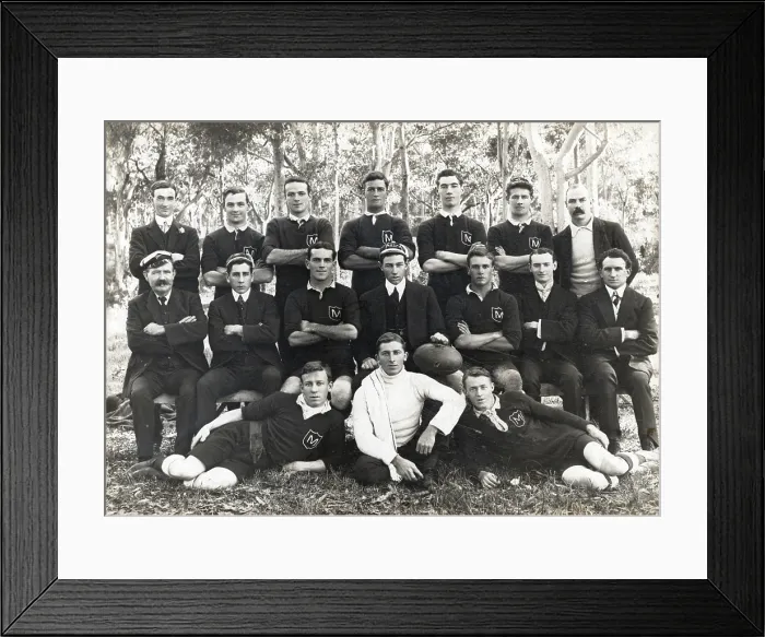 Framed Print : Mosman Rugby League Football Club, 1910. Creator: Unknown Framed Print : Mosman Rugby League Football Club, 1910. Creator: Unknown
