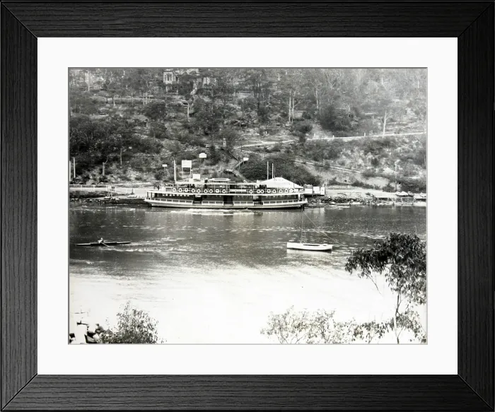 Framed Print : Mosman Bay ferry, c1890. Creator: Unknown Framed Print : Mosman Bay ferry, c1890. Creator: Unknown