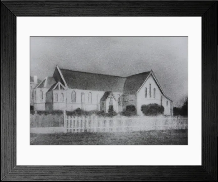 Framed Print : St. Clement's Church of England, Mosman, c1900s. Creator: Unknown. St. Clement's Church of England, Mosman, c1900s. Creator: Unknown Framed Print : St. Clement's Church of England, Mosman, c1900s. Creator: Unknown. St. Clement's Church of England, Mosman, c1900s. Creator: Unknown