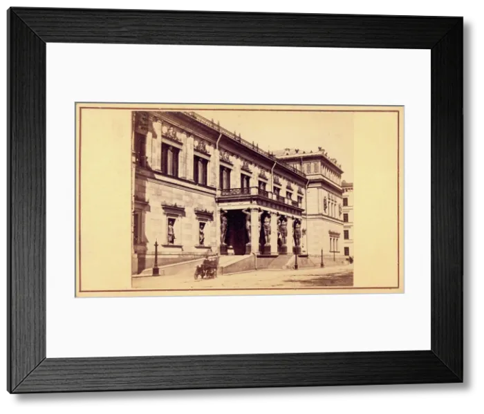 Framed Print : Caryatids, Hermitage Museum, mid-19th century. Creator: Alfred Lorens Framed Print : Caryatids, Hermitage Museum, mid-19th century. Creator: Alfred Lorens