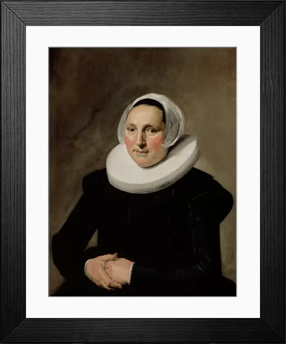 Framed Print : Portrait of a Woman, 1634. Creator: Frans Hals Framed Print : Portrait of a Woman, 1634. Creator: Frans Hals