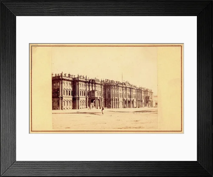 Framed Print : Hermitage Museum, mid-19th century. Creator: Alfred Lorens Framed Print : Hermitage Museum, mid-19th century. Creator: Alfred Lorens