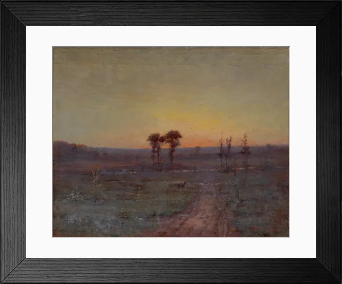 Framed Print : Twilight, 1897. Creator: George Glenn Newell Framed Print : Twilight, 1897. Creator: George Glenn Newell