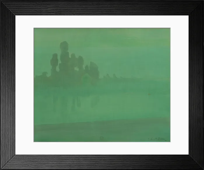 Framed Print : The River Seine, c1905. Creator: Theodore Scott Dabo Framed Print : The River Seine, c1905. Creator: Theodore Scott Dabo