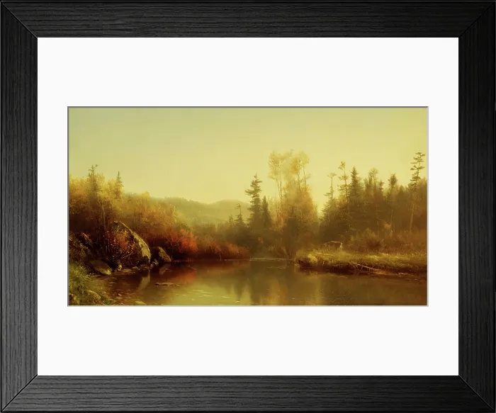 Framed Print : Autumn, c1865. Creator: Homer Dodge Martin Framed Print : Autumn, c1865. Creator: Homer Dodge Martin