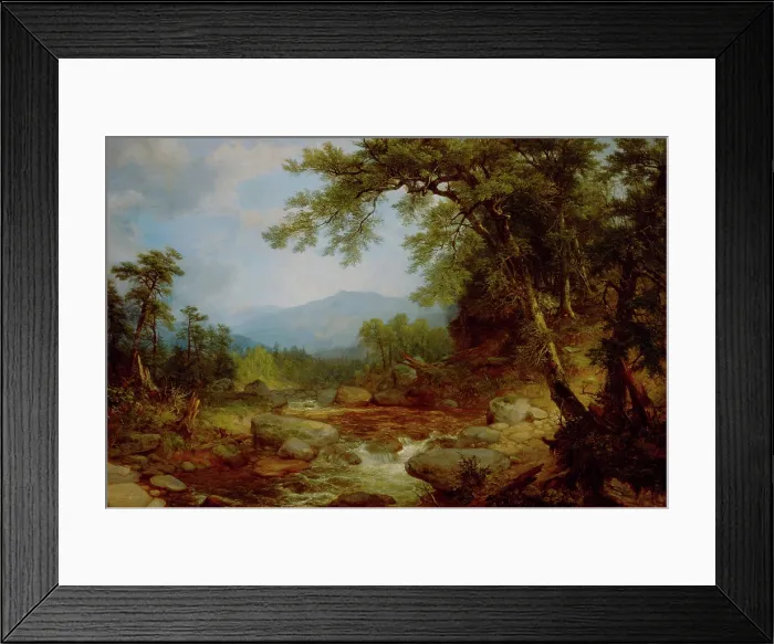 Framed Print : Monument Mountain, Berkshires, probably 1850. Creator: Asher Brown Durand Framed Print : Monument Mountain, Berkshires, probably 1850. Creator: Asher Brown Durand