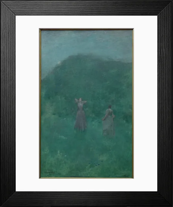 Framed Print : Summer, 1893. Creator: Thomas W Dewing Framed Print : Summer, 1893. Creator: Thomas W Dewing