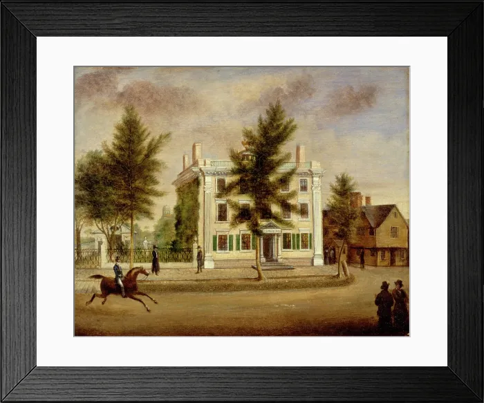 Framed Print : Pickman-Derby House, 70 Washington Street, Salem, Massachusetts, c1825. Creator: Mary Jane Derby Framed Print : Pickman-Derby House, 70 Washington Street, Salem, Massachusetts, c1825. Creator: Mary Jane Derby