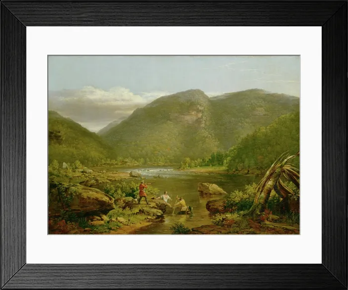 Framed Print : Crow's Nest, 1848. Creator: Worthington Whittredge. Crow's Nest, 1848. Creator: Worthington Whittredge Framed Print : Crow's Nest, 1848. Creator: Worthington Whittredge. Crow's Nest, 1848. Creator: Worthington Whittredge