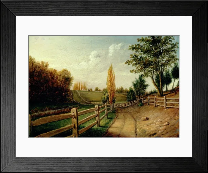 Framed Print : Belfield Farm, c1816. Creator: Charles Willson Peale Framed Print : Belfield Farm, c1816. Creator: Charles Willson Peale