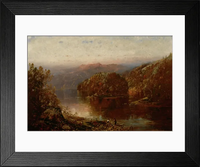 Framed Print : October Morning in New Hampshire, 1881. Creator: William Louis Sonntag Framed Print : October Morning in New Hampshire, 1881. Creator: William Louis Sonntag