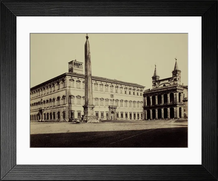 Framed Print : Piazza S. Giovanni in Laterano, Rome, between 1850 and 1870. Creator: Robert MacPherson Framed Print : Piazza S. Giovanni in Laterano, Rome, between 1850 and 1870. Creator: Robert MacPherson