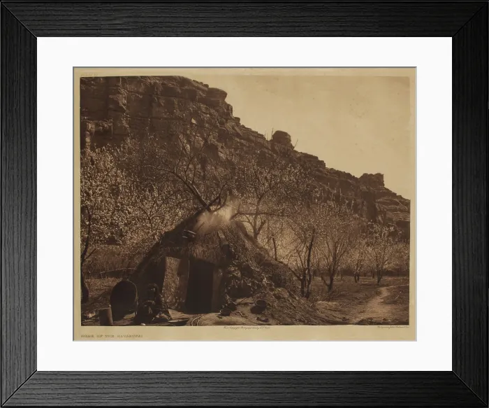 Framed Print : Home of the Havasupai, 1903. Creator: Edward Sheriff Curtis Framed Print : Home of the Havasupai, 1903. Creator: Edward Sheriff Curtis