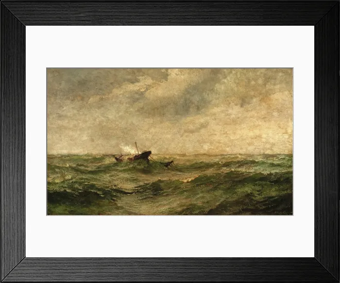 Framed Print : The Missing Vessel, 1884. Creator: F. K. M. Rehn Framed Print : The Missing Vessel, 1884. Creator: F. K. M. Rehn