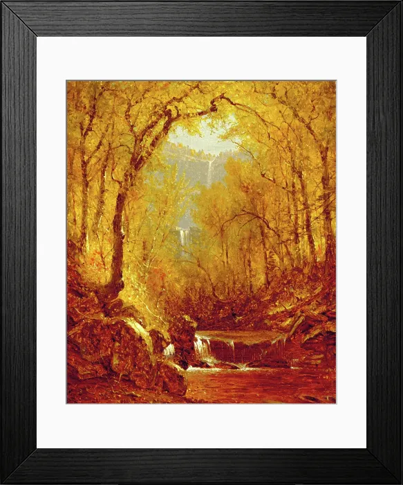 Framed Print : Kaaterskill Falls, 1871. Creator: Sanford Robinson Gifford Framed Print : Kaaterskill Falls, 1871. Creator: Sanford Robinson Gifford