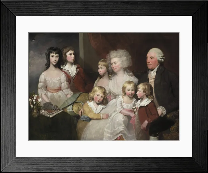 Framed Print : The Todd Family, c1785. Creator: Gilbert Stuart Framed Print : The Todd Family, c1785. Creator: Gilbert Stuart