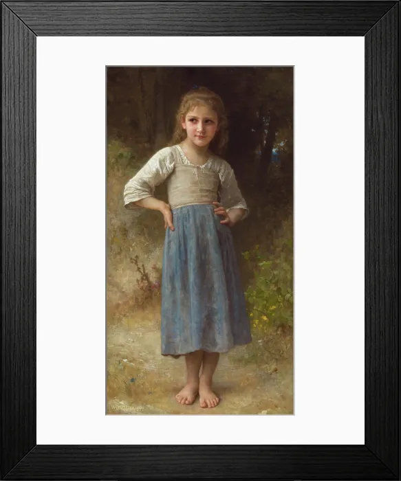Framed Print : The Mischievous One, 1899. Creator: William-Adolphe Bouguereau Framed Print : The Mischievous One, 1899. Creator: William-Adolphe Bouguereau