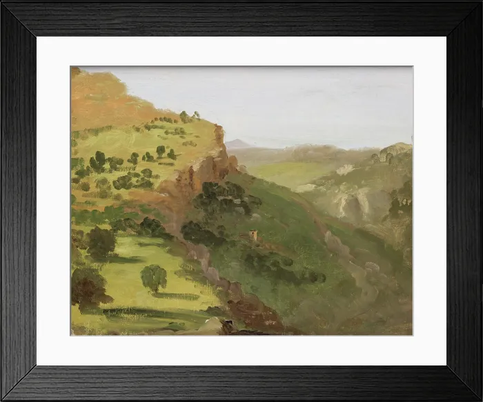 Framed Print : Italian Landscape, 1841 or 1842. Creator: Thomas Cole Framed Print : Italian Landscape, 1841 or 1842. Creator: Thomas Cole