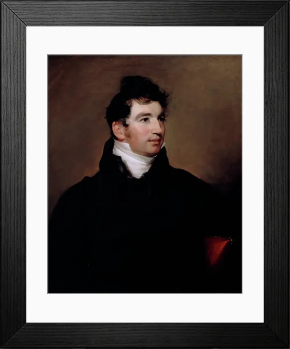 Framed Print : Dr. Edward Hudson, 1810. Creator: Thomas Sully Framed Print : Dr. Edward Hudson, 1810. Creator: Thomas Sully