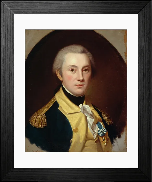 Framed Print : General William North, 1785. Creator: Charles Willson Peale Framed Print : General William North, 1785. Creator: Charles Willson Peale