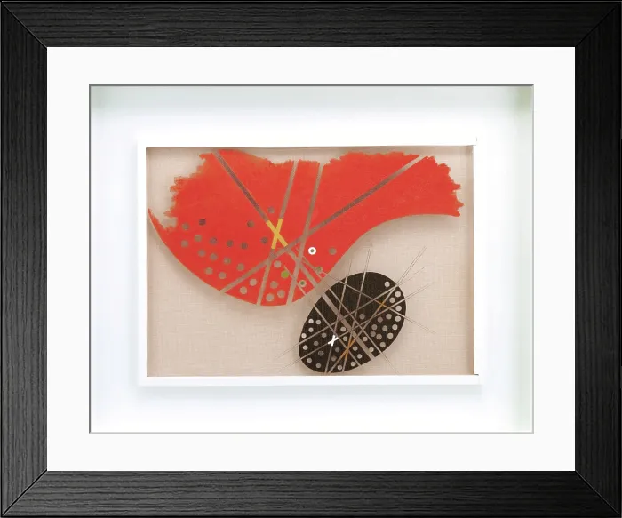 Framed Print : Space Modulator, Red over Black, 1946. Creator: Laszlo Moholy-Nagy Framed Print : Space Modulator, Red over Black, 1946. Creator: Laszlo Moholy-Nagy