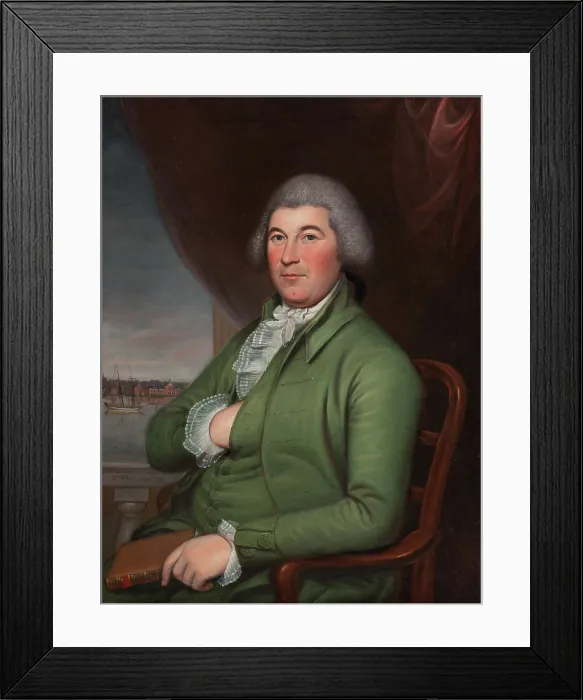 Framed Print : Christopher Hughes, 1789. Creator: Charles Willson Peale Framed Print : Christopher Hughes, 1789. Creator: Charles Willson Peale