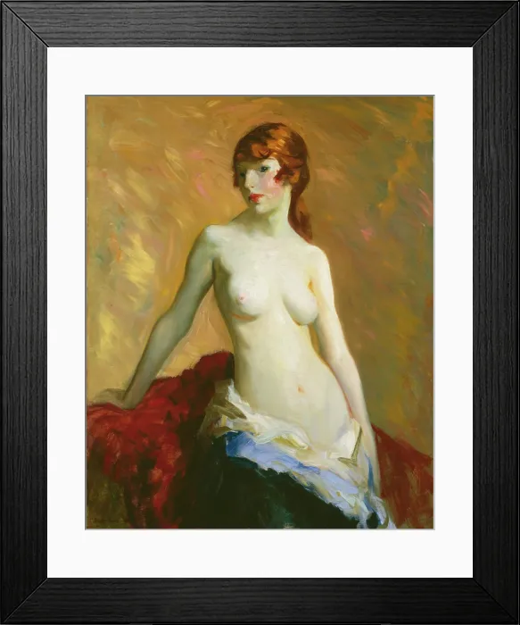 Framed Print : The Young Girl, 1915. Creator: Robert Henri Framed Print : The Young Girl, 1915. Creator: Robert Henri